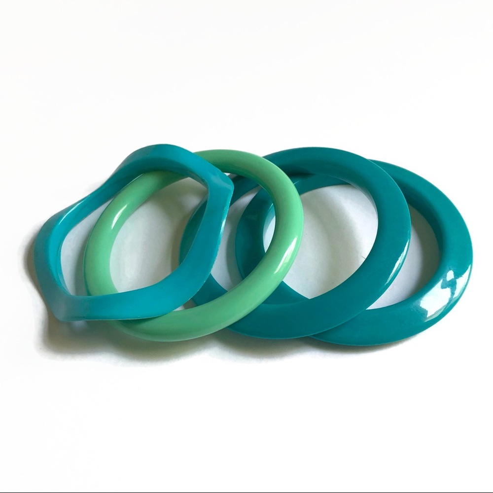 Vintage 80’s acrylic bangles
